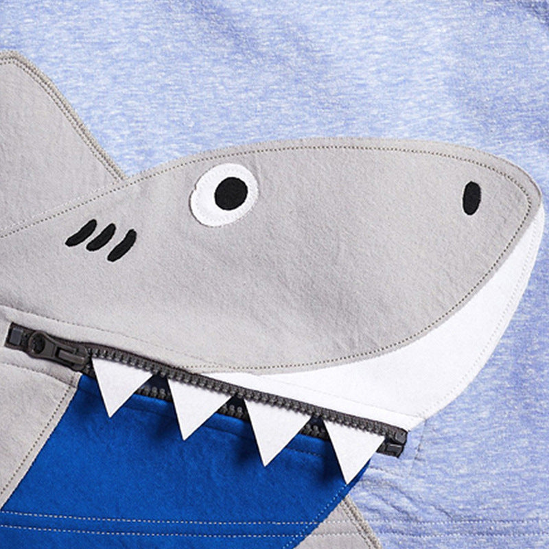 Blue Water Shark Boys Shirt