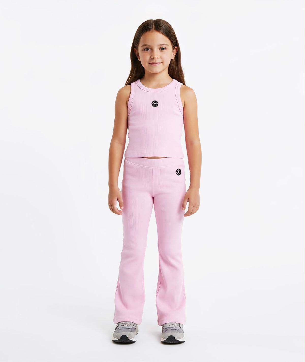 Girl Flared Ribbed SweatPants