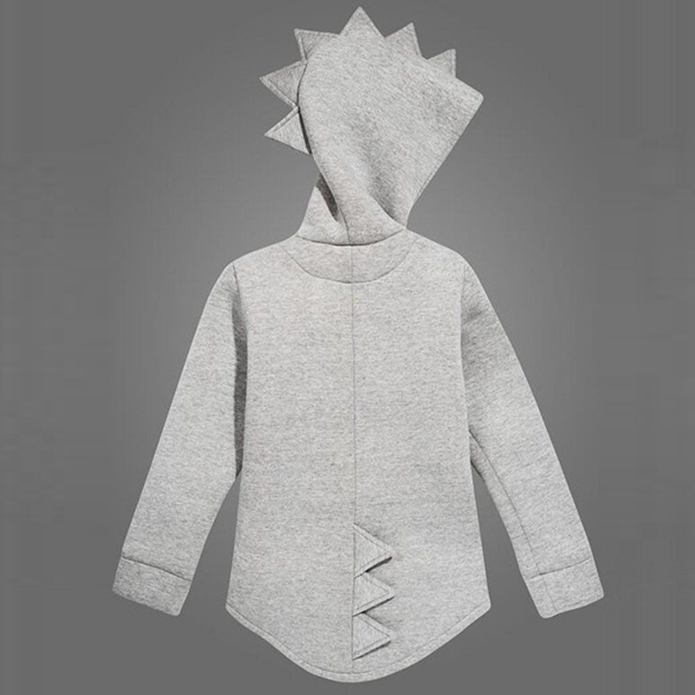 Boys Dinosaur Style Hooded Coat Jacket