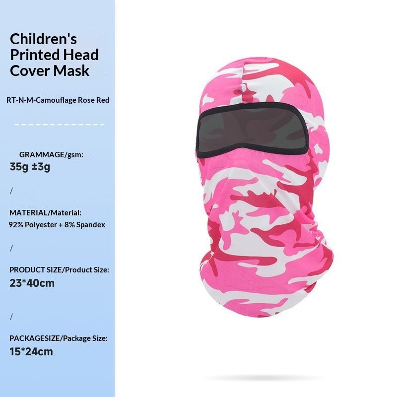 Outdoor Children's Riding Mask Headgear Windproof Sports
