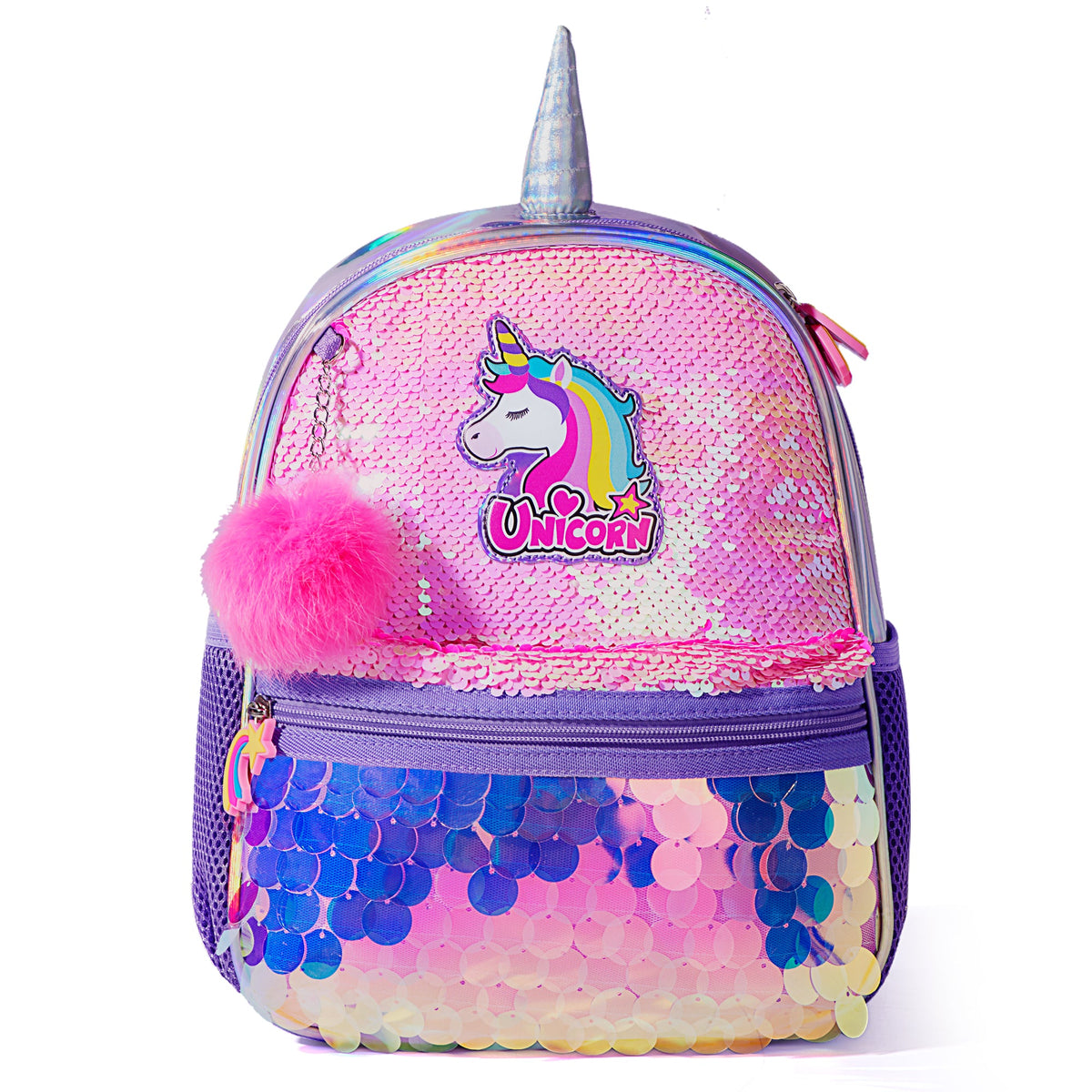 Unicorn Sequin Backpack-0