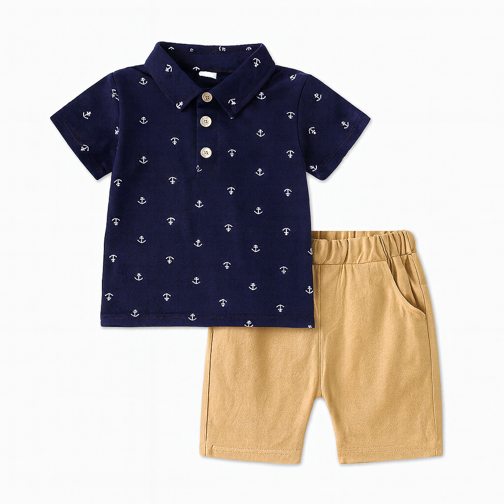 Sea Anchor Shirt Set 