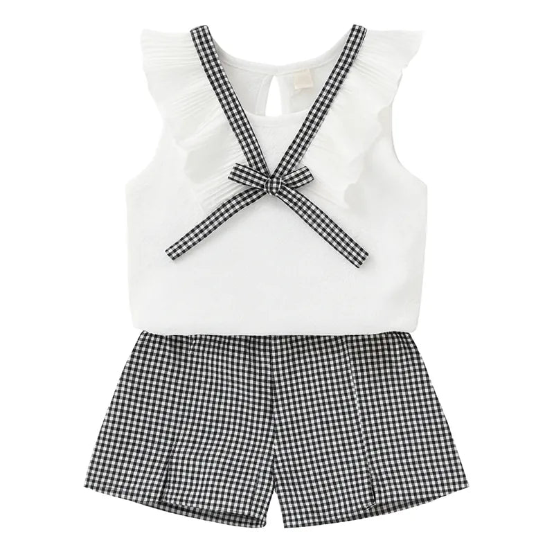 Flower Boom Girl Pants Set