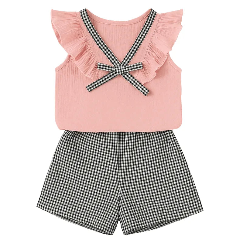 Flower Boom Girl Pants Set