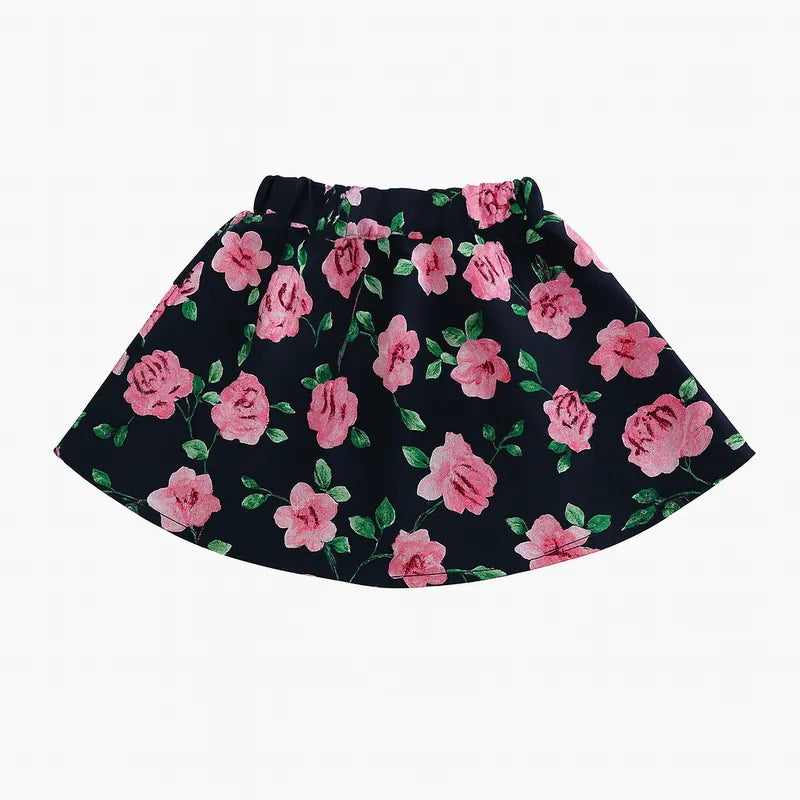Girls LOVE letter sleeveless vest children's skirt two-piece suit