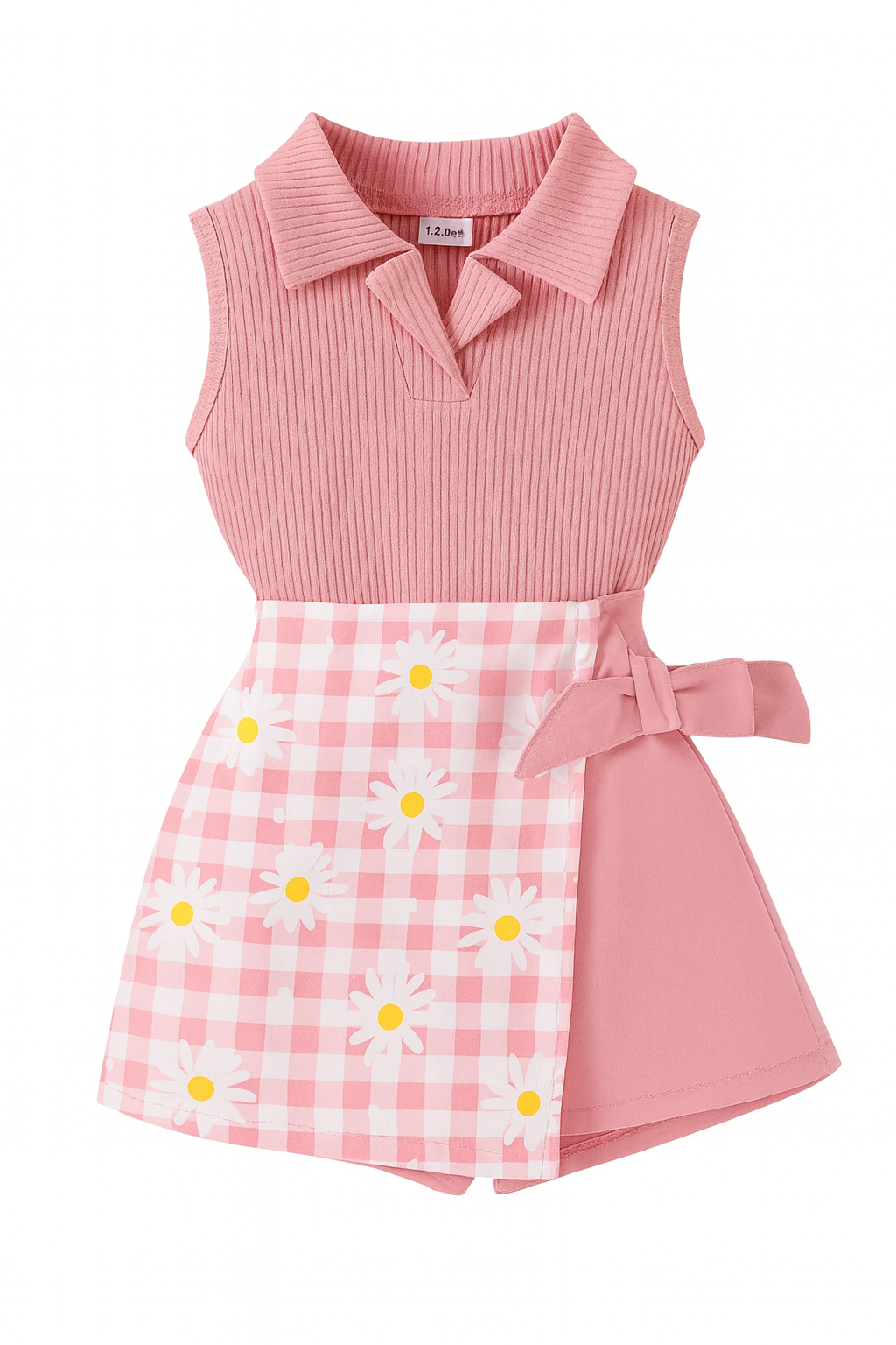 Plaid Girl Matching Set