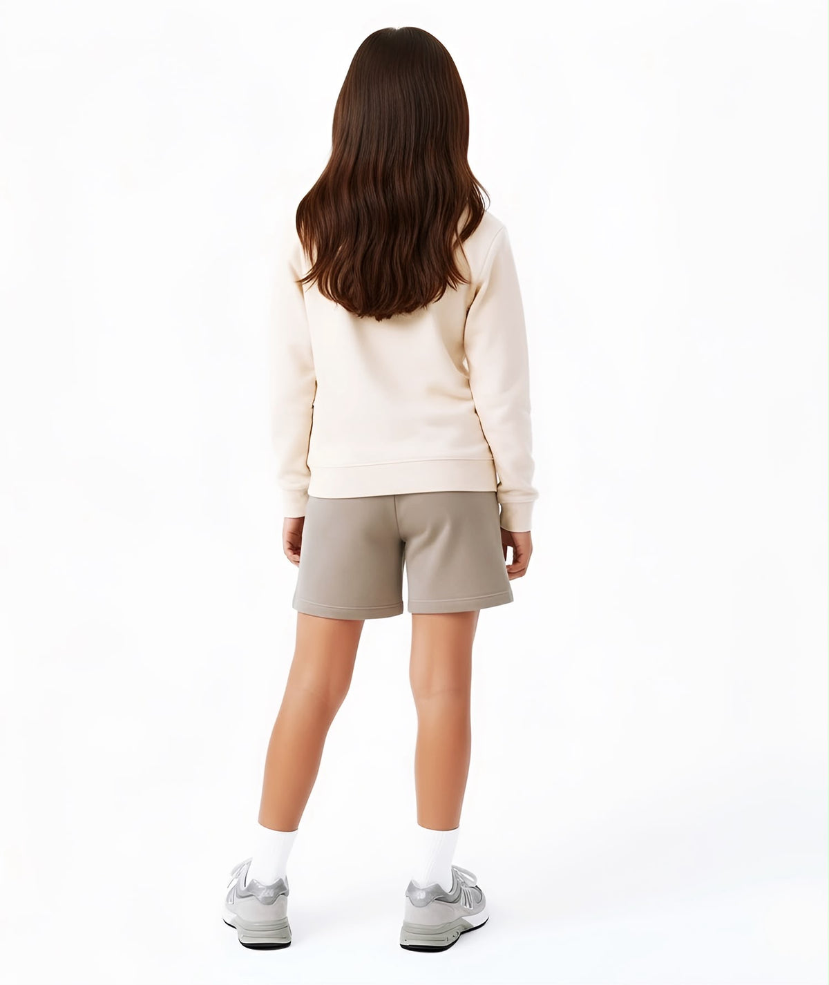 Girls Shorts and Ecru Sports Shirt