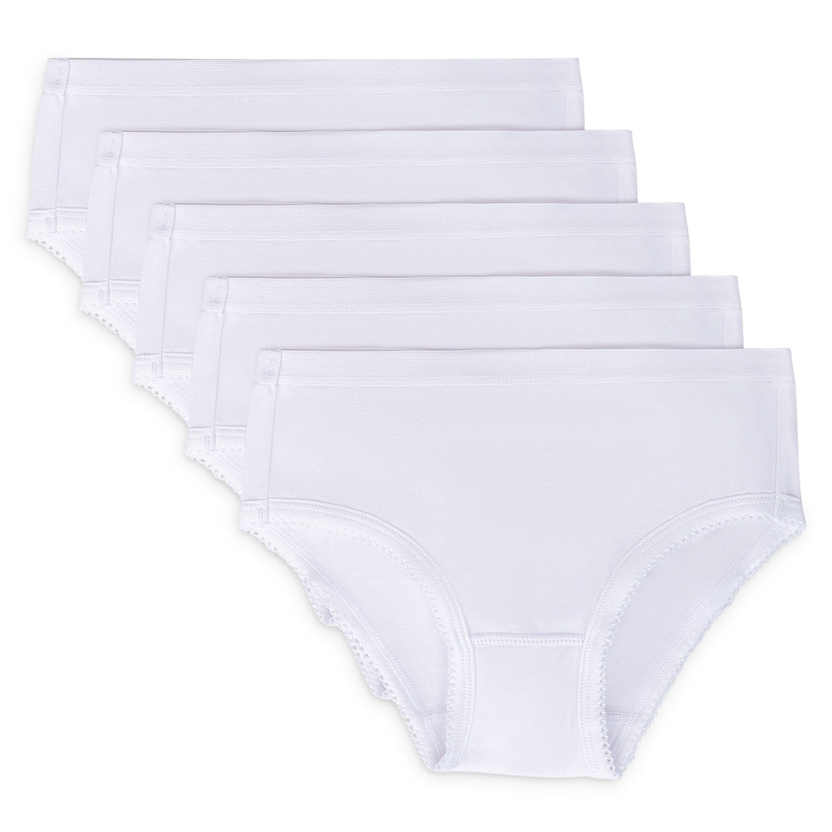 CloudSoft Girls' Briefs - 5 Pack