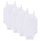 Little Cloud White Bodysuits - 4 Pack