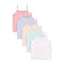 Petite Leaf Cotton Camisoles - 5 Pack