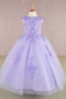 Royal Aurora Sequin Cascade Gown