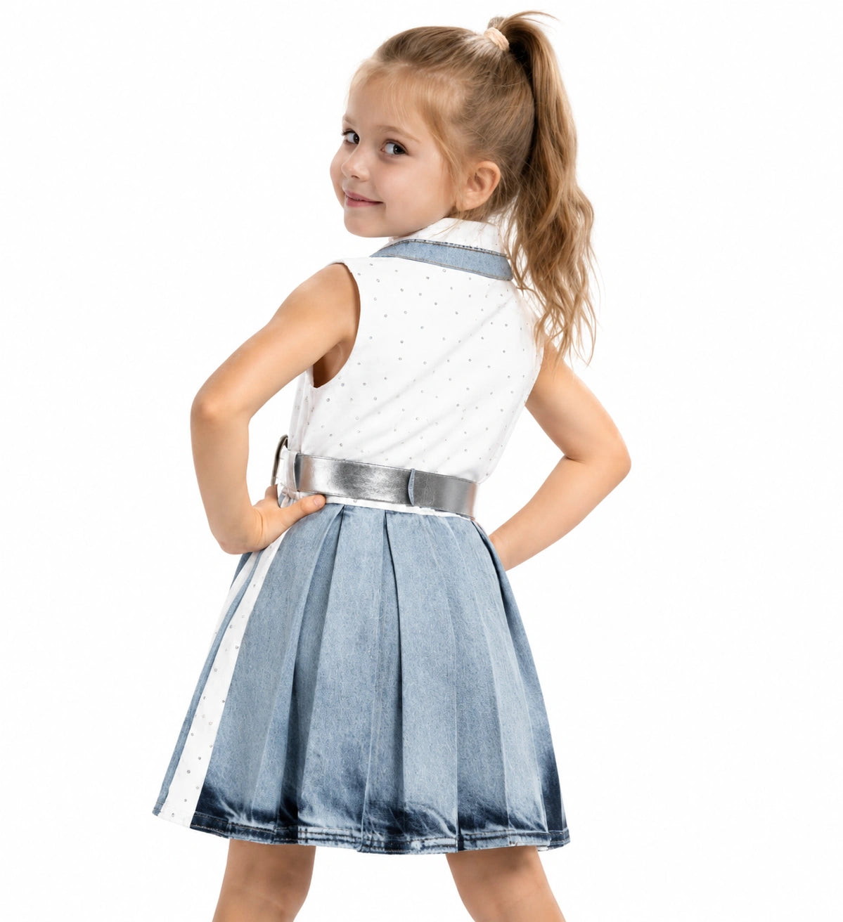 Denim Radiance Dress