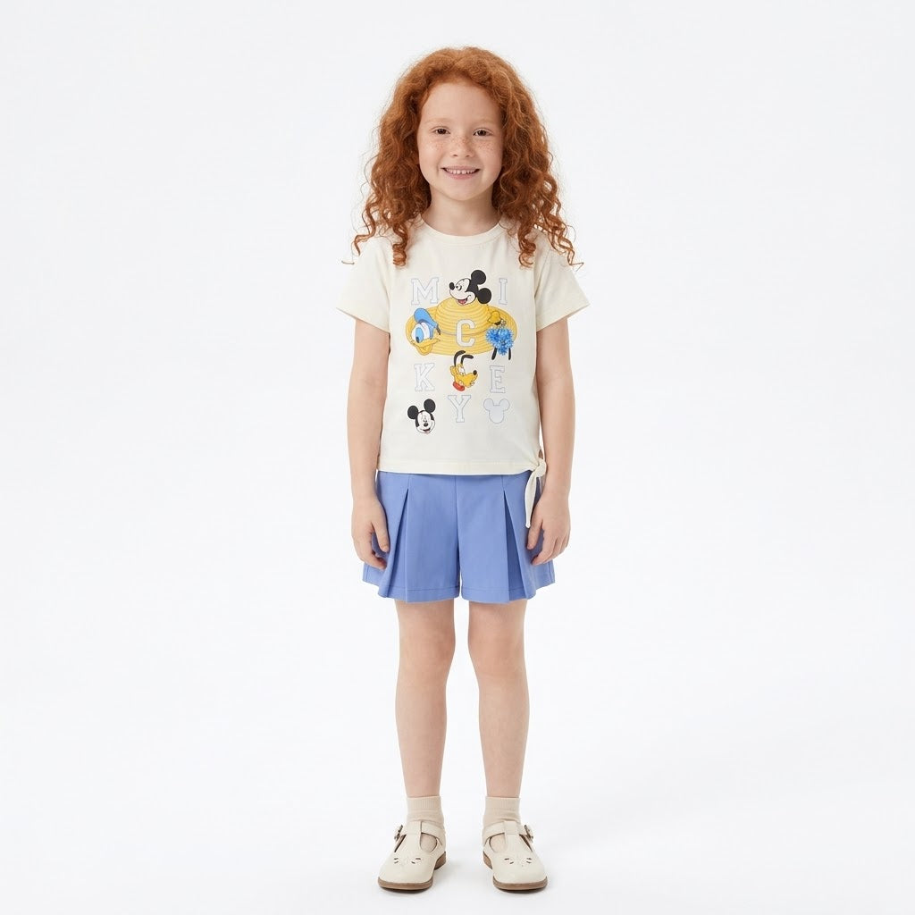 Straw Hat Shorts Set