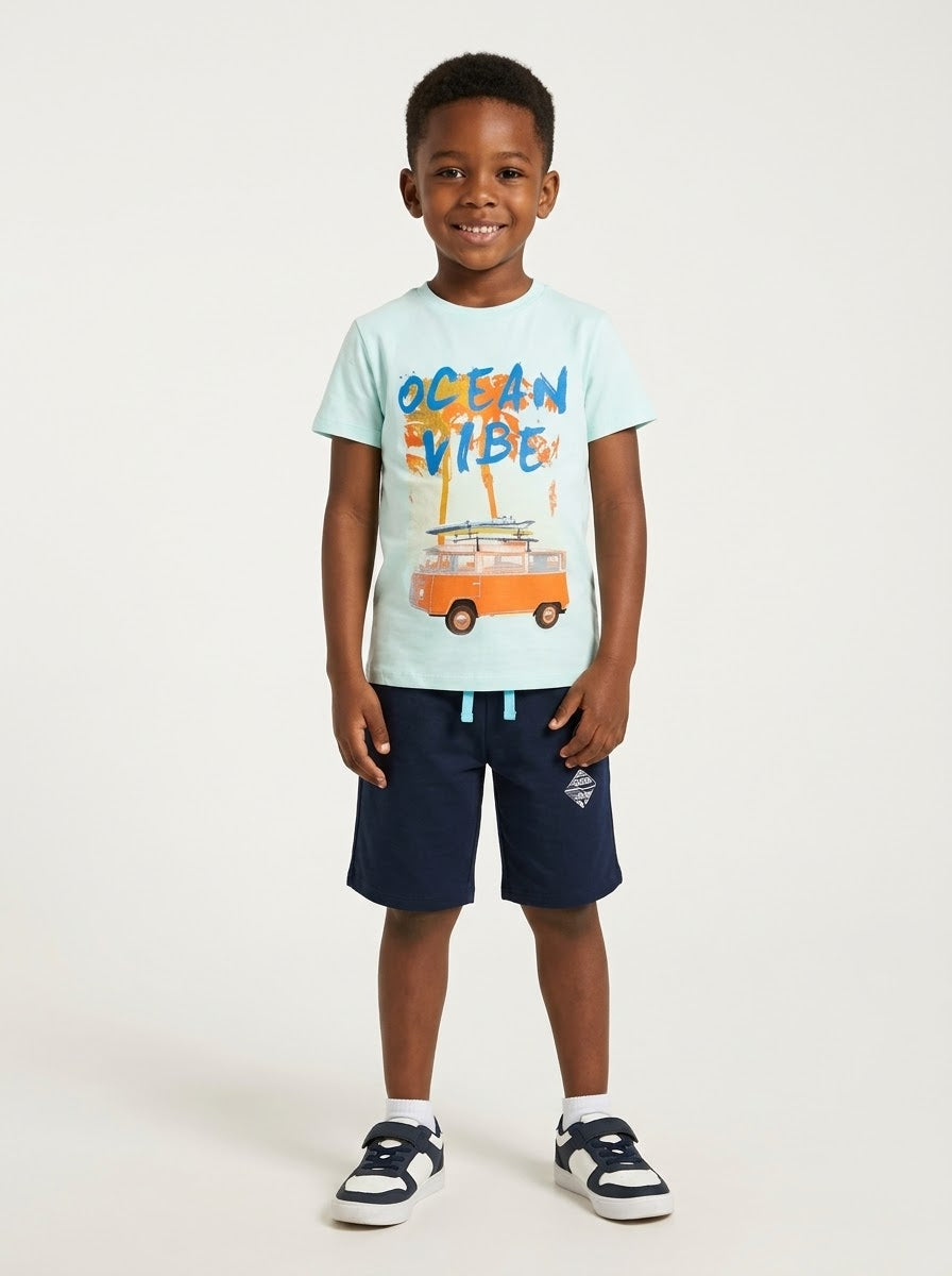 Ocean Vibe Casual Short Set