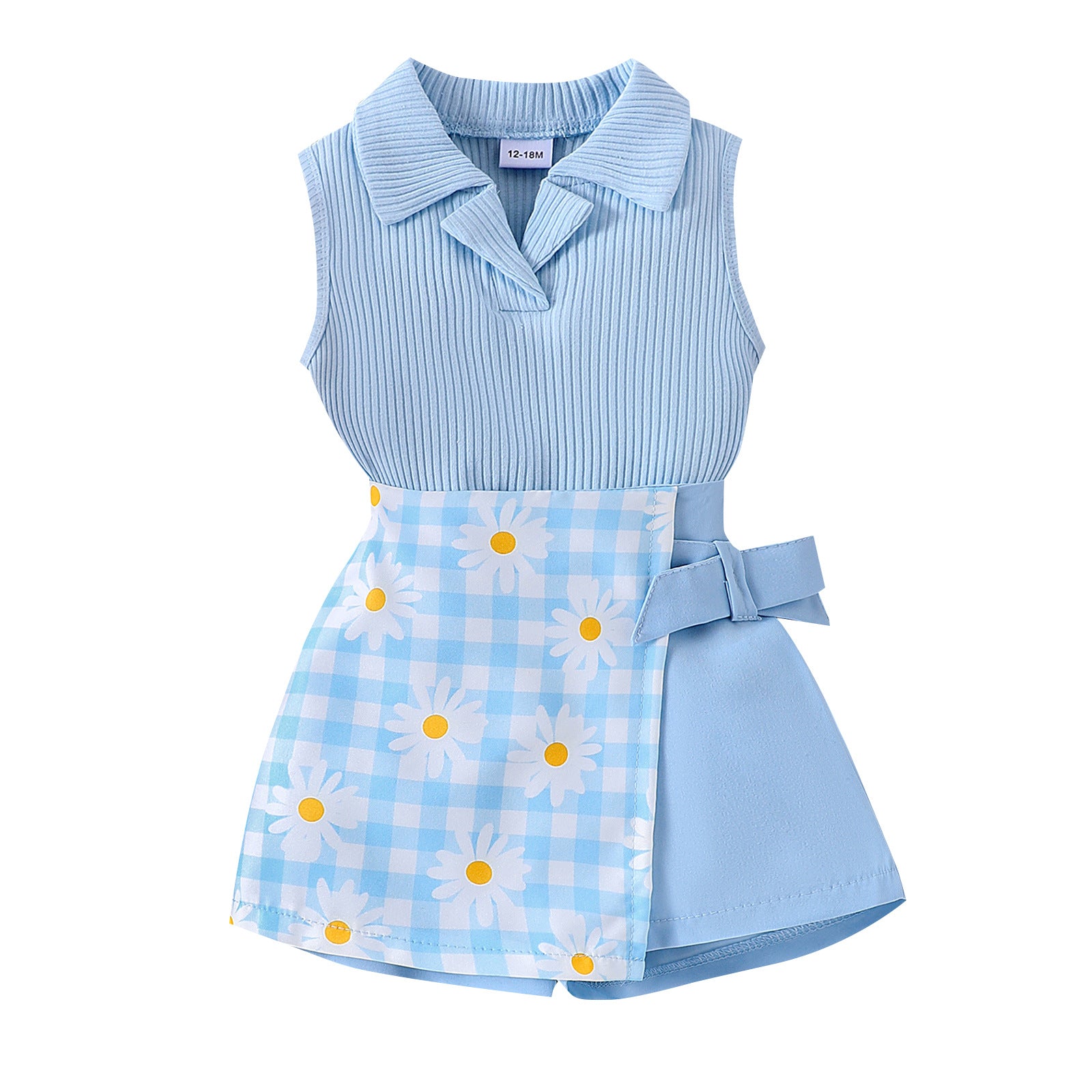 Plaid Girl Matching Set