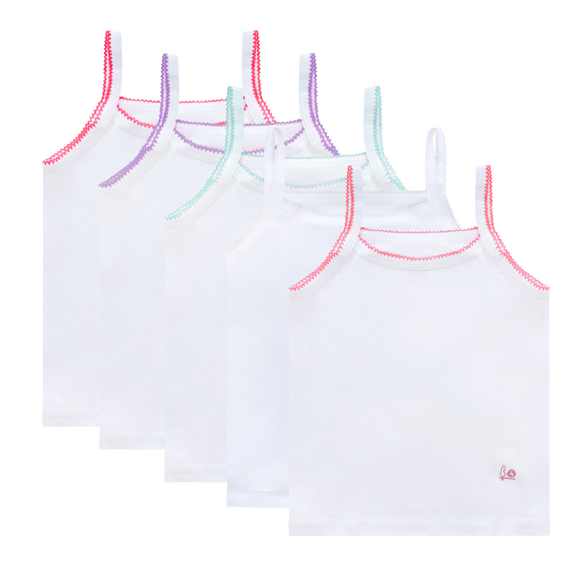 CloudSoft Cotton Camisoles - 5 Pack