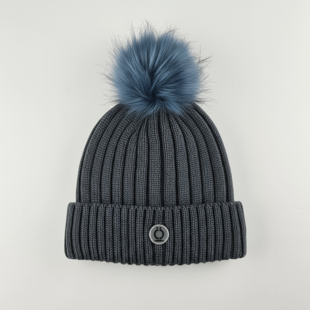 Alpine Unisex Pom-Pom Beanie - Grey