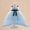 MyKids-USA® Baby Kids Girls Princess Sleeveless Ribbon Butterfly Bow Tailcoat Tulle Dress-1