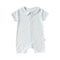 MyKids-USA® Baby Unisex Short Sleeves Geometric Pattern Single Breasted Rompers-2