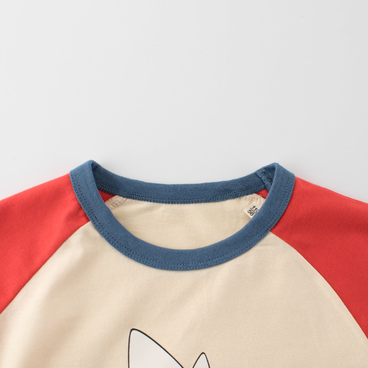 MyKids-USA® Boys’ Cartoon and Letters Print T-shirt in European and American Style-3