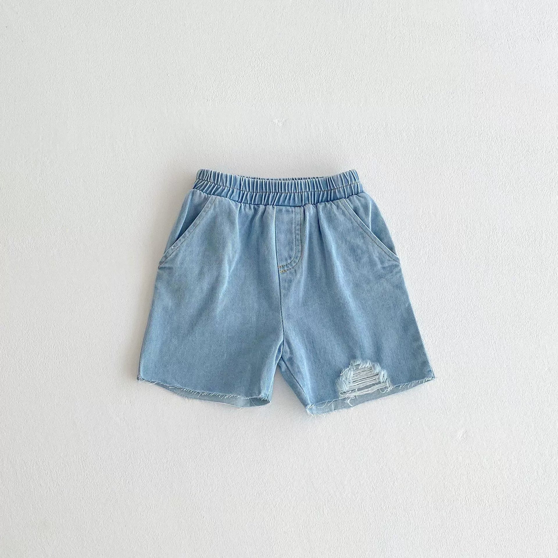 MyKids-USA® Kids Unisex Denim Casual Style Shorts-2