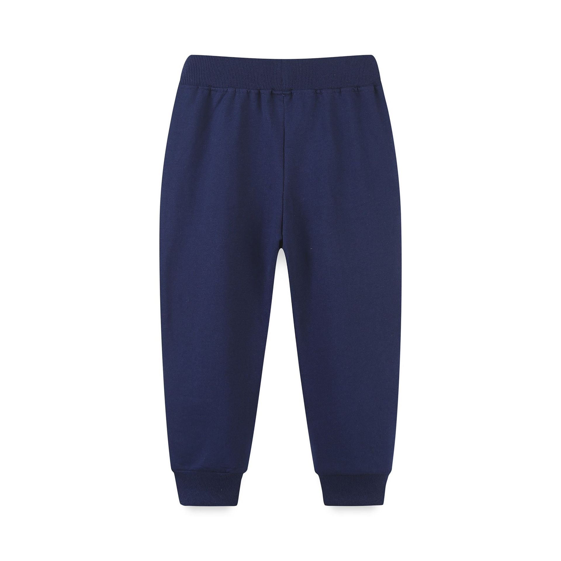MyKids-USA® Embroidered Pattern Casual Trousers-4