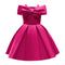 MyKids-USA® Baby Girl Solid Color Sling Princess Fashion Dress Children’s Formal Dress-5