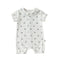 MyKids-USA® Baby Unisex Short Sleeves Geometric Pattern Single Breasted Rompers-1