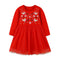 MyKids-USA® Children’s Dress With Cute Embroidery, European-American Style Mesh Princess Dress-0
