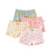 MyKids-USA® Girls’ Cartoon Printed Boxer Shorts Breathable Underwear Set-0