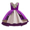 MyKids-USA® Baby Girl Flower Embroidered Pattern Vest Formal Dress Birthday Dress-7