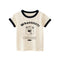 MyKids-USA® Baby Cartoon Animal Graphic Color block Neck Sleeves Tee-0