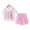 MyKids-USA® Cute Print Pattern Casual T-Shirt Clothing Sets-0