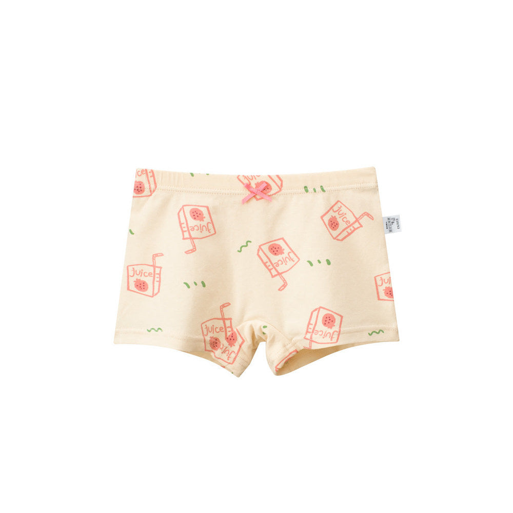 MyKids-USA® Girls’ Cartoon Printed Boxer Shorts Breathable Underwear Set-4