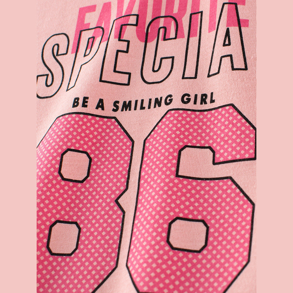 MyKids-USA® Letters Print Girls’ T-Shirt In European And American Style For-3