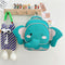 MyKids-USA® Adorable Cartoon Elephant Design Canvas Backpack For Kindergarten Kids-1