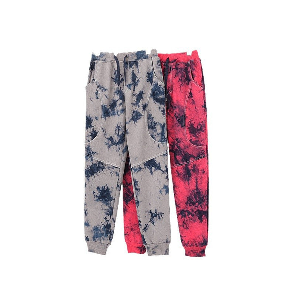 MyKids-USA® Modern Casual Boys Versatile Tie-Dye Pants-0