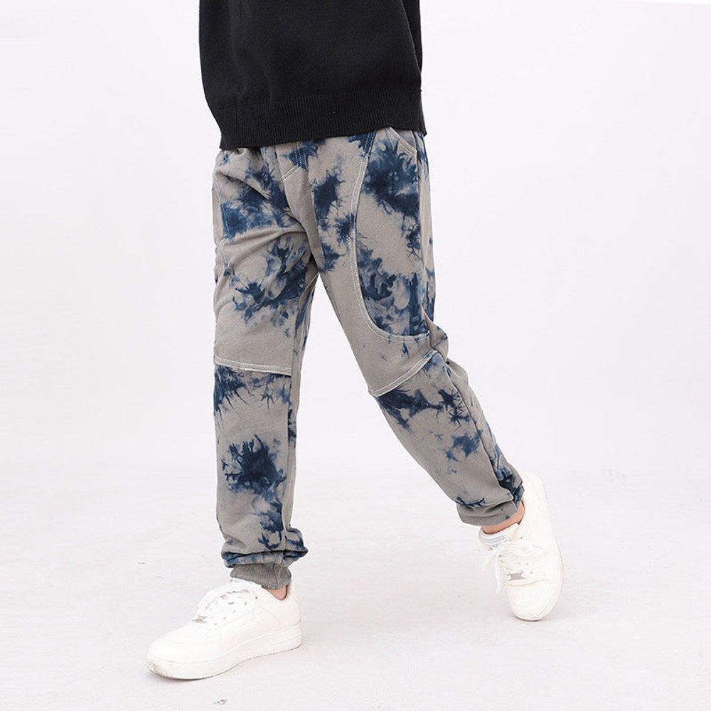MyKids-USA® Modern Casual Boys Versatile Tie-Dye Pants-2