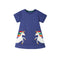 MyKids-USA® European and American Style Short Sleeve Horse Pattern Princess Dress for Girls, Dress for Toddlers and Young Children-0