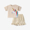 MyKids-USA® Baby Kids Unicorn Cartoon Pattern T-shirt and Striped Bloomers Clothing Set for Girls-0