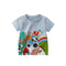 MyKids-USA® Boys’ Cartoon Animals and Farm Pattern T-shirt in European and American Style-0