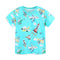 MyKids-USA® Boys’ Rockets and Plane Cartoon Pattern T-shirt in European and American Style-4