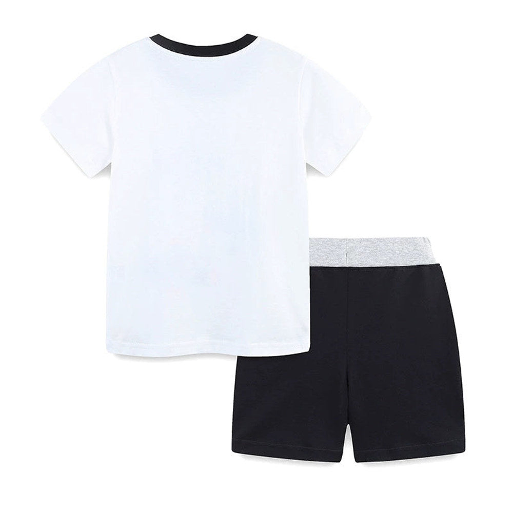 MyKids-USA® Baby Kids Cartoon Airplanes Pattern T-shirt and Shorts Clothing Set for Boys-1