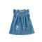 MyKids-USA® Cartoon Animals and Flower Embroidered Pattern Fly Sleevels Single Breasted Dress for Stylish Girls-0