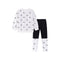 MyKids-USA® Girls Butterfly-bows Pattern Long Sleeves Top and Color Patchwork Pants Clothing Set-0