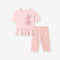 MyKids-USA® Baby Kids Girls Short Sleeves Rabbits Pattern T-shirt and Floral Pants Clothing Set-0