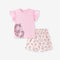 MyKids-USA® Baby Kids Girls Short Sleeves Cartoon Pattern T-shirt and Shorts Clothing Set-0