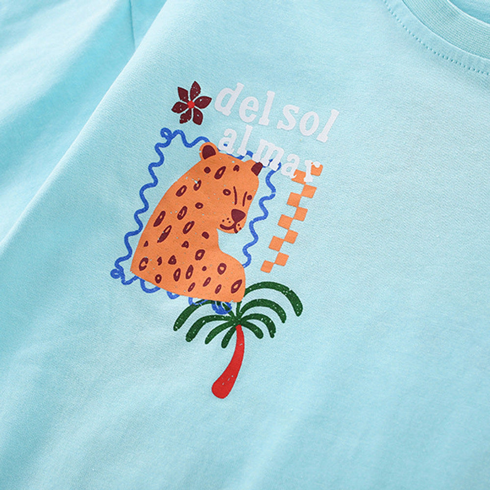 MyKids-USA® Boys’ Animals Cartoon Pattern T-shirt-4