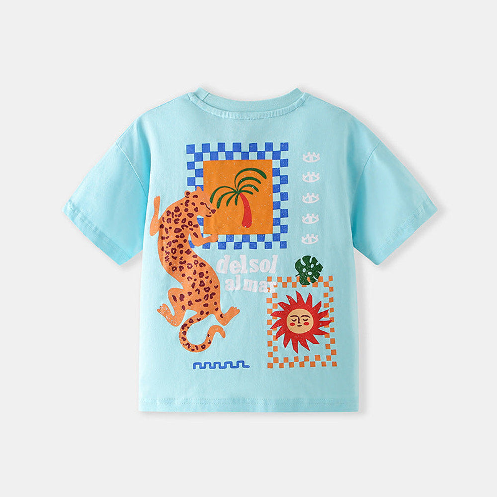 MyKids-USA® Boys’ Animals Cartoon Pattern T-shirt-1