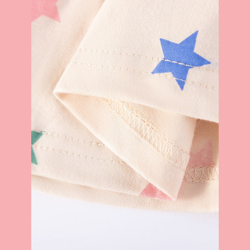 MyKids-USA® Stars Pattern Sleeveless Dress for Stylish Girls-1